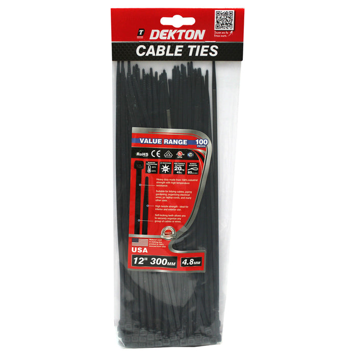 Cable Ties 380mm 100pc