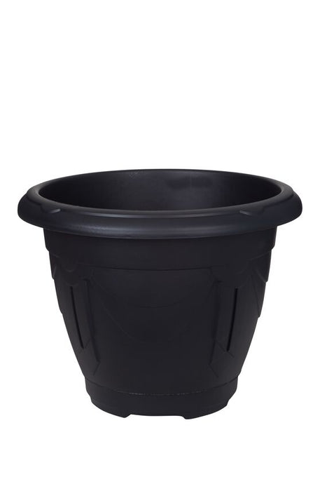 Round Venetian Planter Black