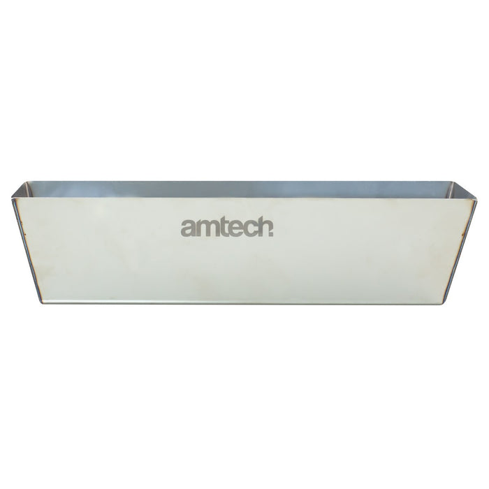 Decorator's stainless steel mud pan