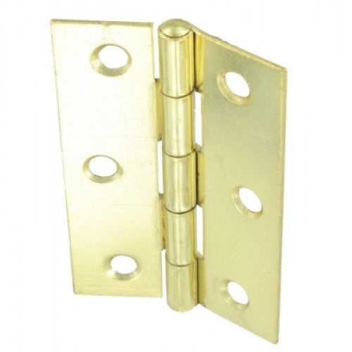 Butt Hinge Electro Brassed 1"