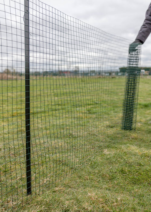 Green PVC Coated Mesh - 1.2M x 30M