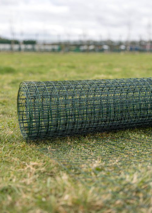 Green PVC Coated Mesh - 0.6M x 30M