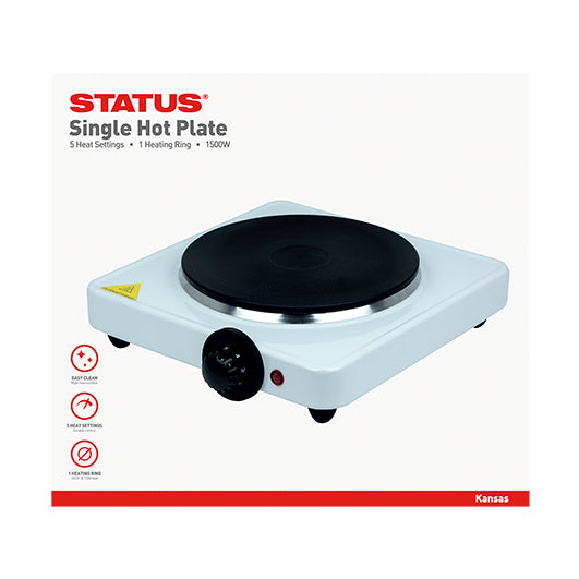 Single Hot Plate White