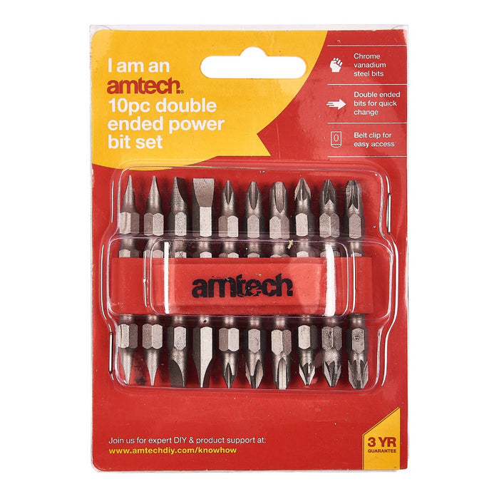 Double Ended Power Bit Set 10pc