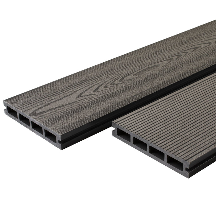 Complete Decking Kit - Light Grey - Wood Grain