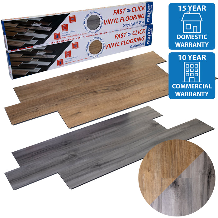 Fast Click Vinyl Flooring 10pk