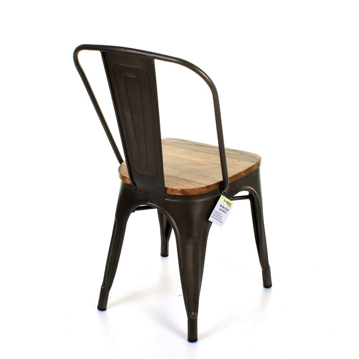 Palermo Chairs - Gun Metal