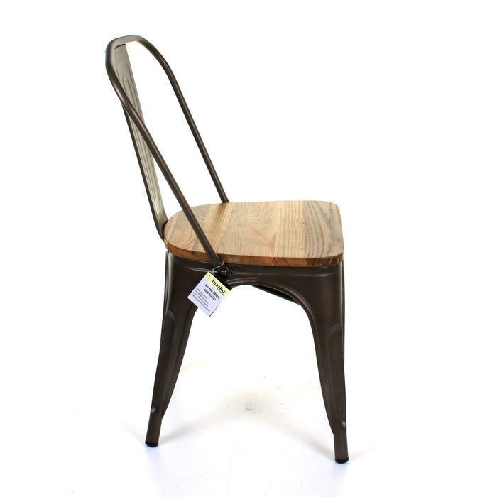 Palermo Chairs - Gun Metal