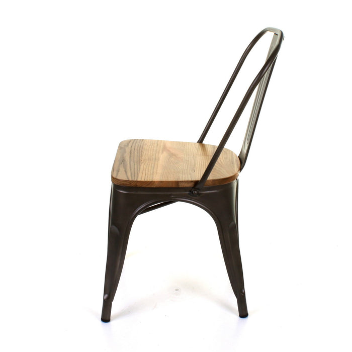 Palermo Chairs - Gun Metal