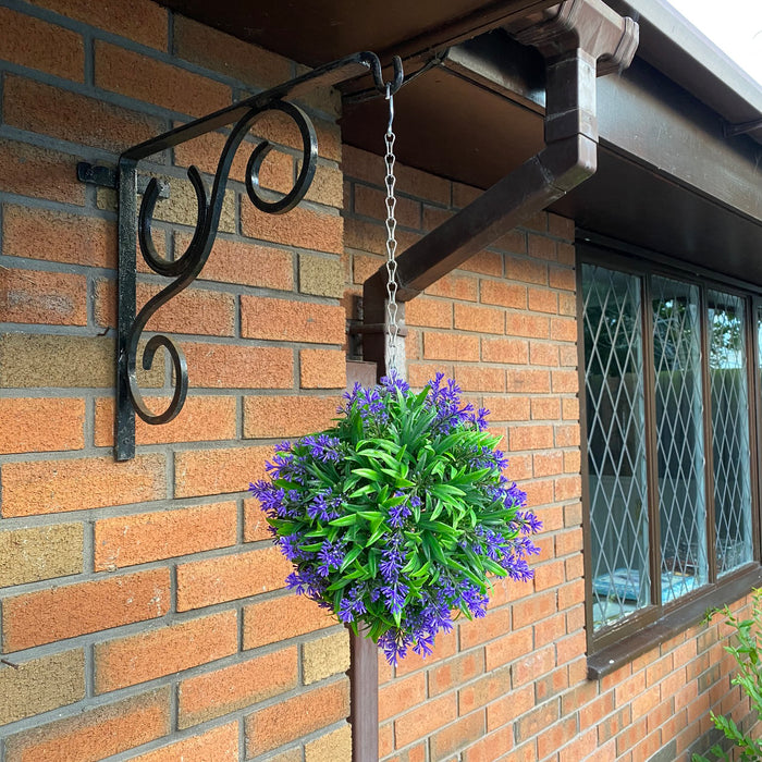 24cm Lavender Topiary Ball - Purple
