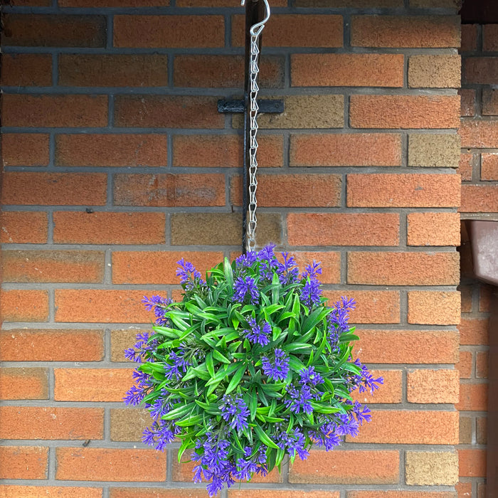 24cm Lavender Topiary Ball - Purple