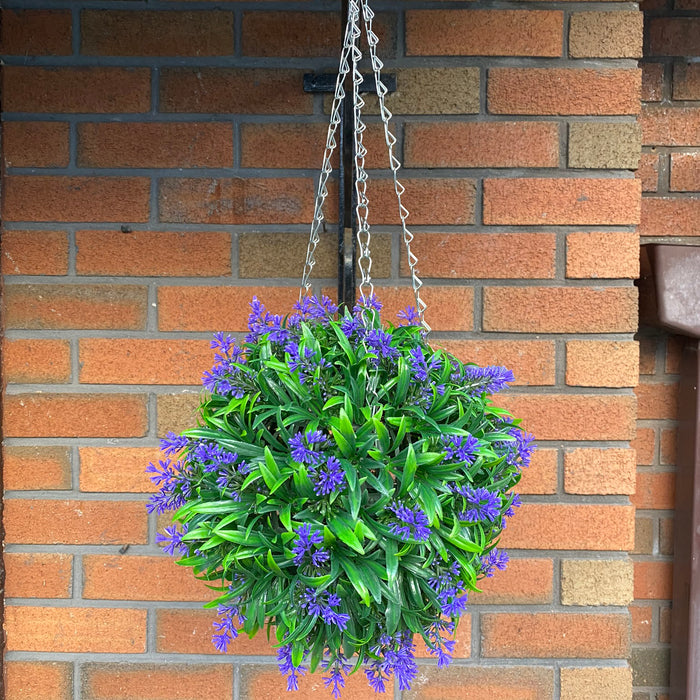 30cm Lavender Topiary Ball - Purple