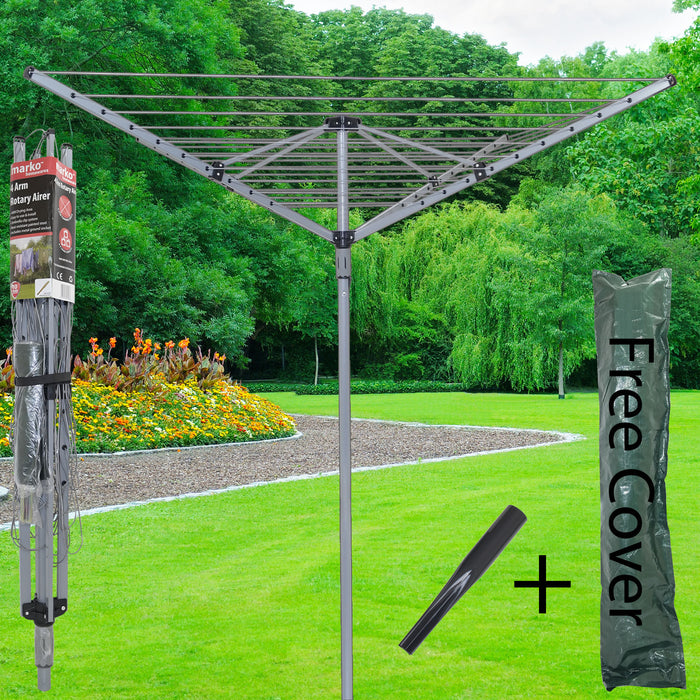4 arm rotary clothes line 2025