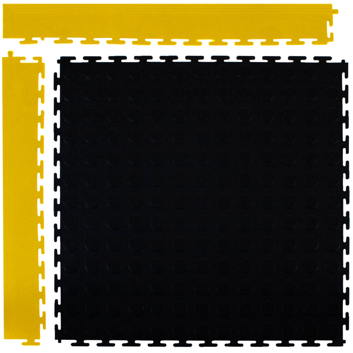 PVC Interlocking Floor Tiles & Edging Strips