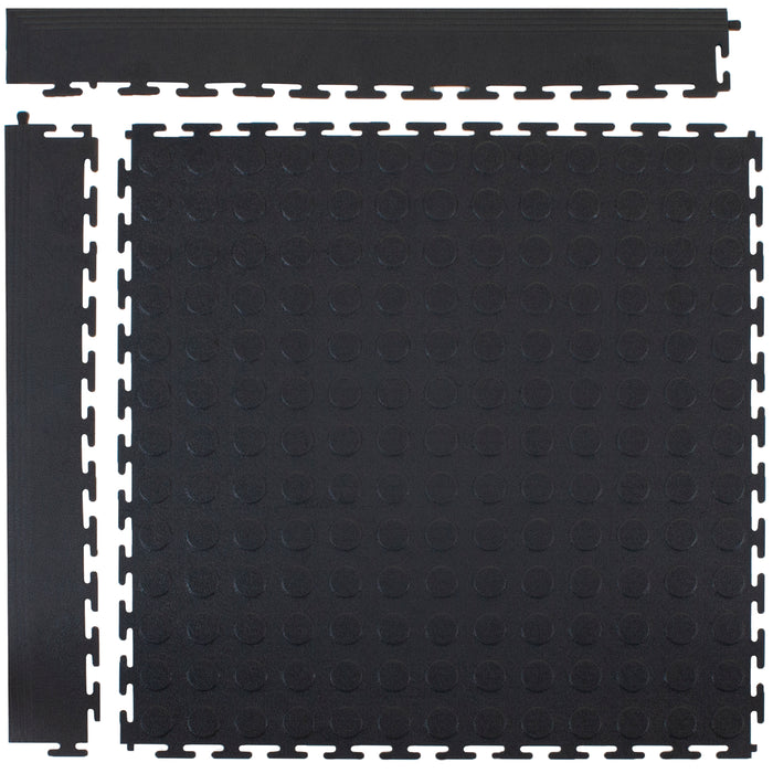 PVC Interlocking Floor Tiles & Edging Strips