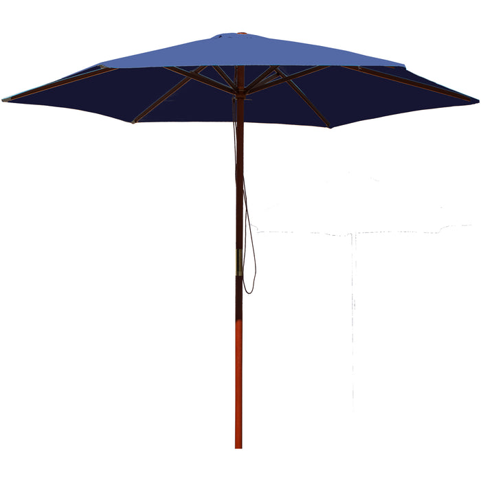 2.5M Wooden Parasol by