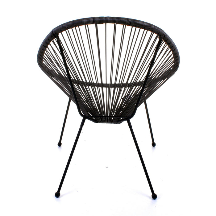 Rattan Egg Chair - Grey