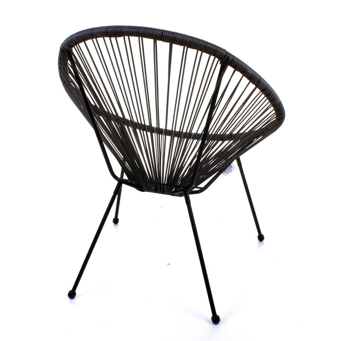 Rattan Egg Chair - Grey