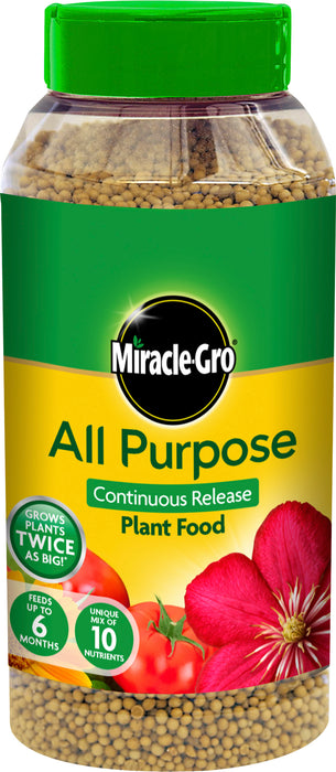 Miracle-Gro All Purpose Continuous Release Plant Food 1KG Shaker Jar