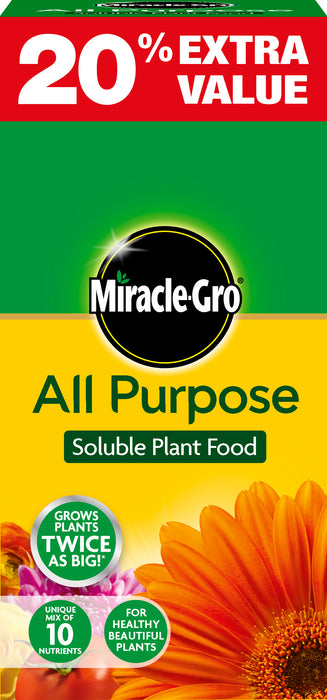 Miracle-Gro All purpose Soluble Plant Food 1kg 20% FREE