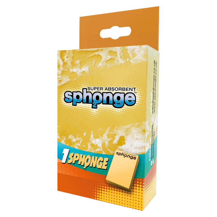 Super Absorbent Sph₂onge Orginal 1pc Yellow