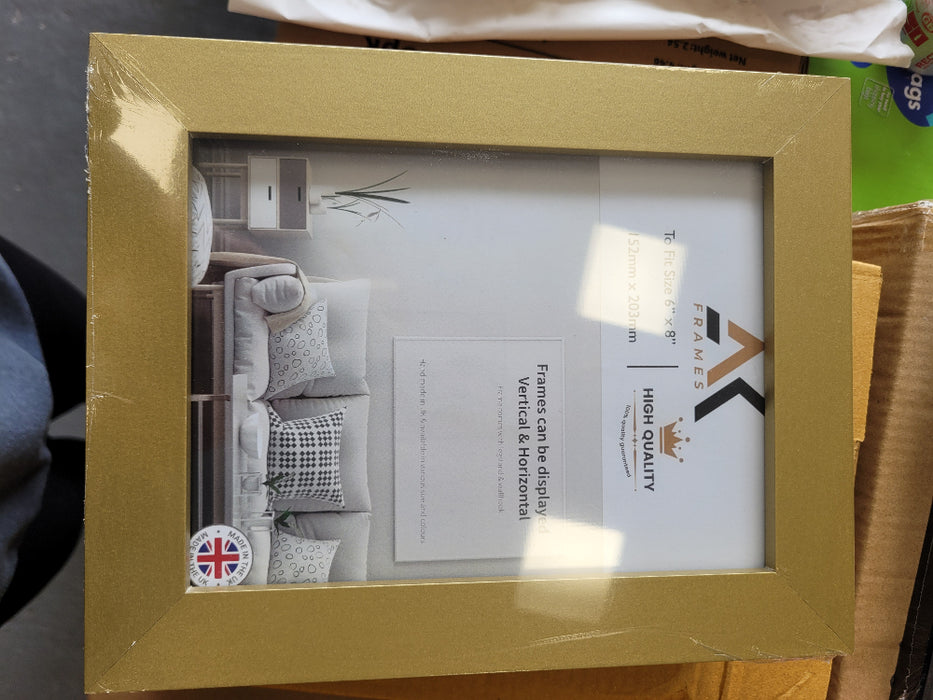 NDS 8x6 Gold Photo Frame