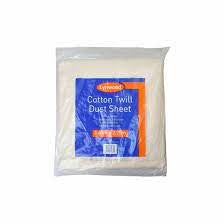 Cotton Dust Sheet 12 X 9