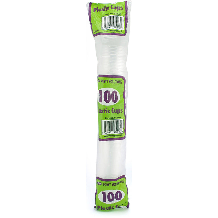 Clear Plastic Cup 180ml 100pc