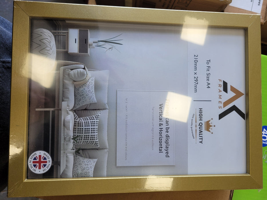 NDL A4 Gold Photo Frame