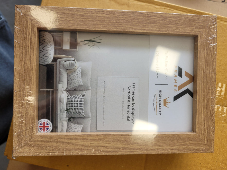 NDL 6x4 Oak Photo Frame