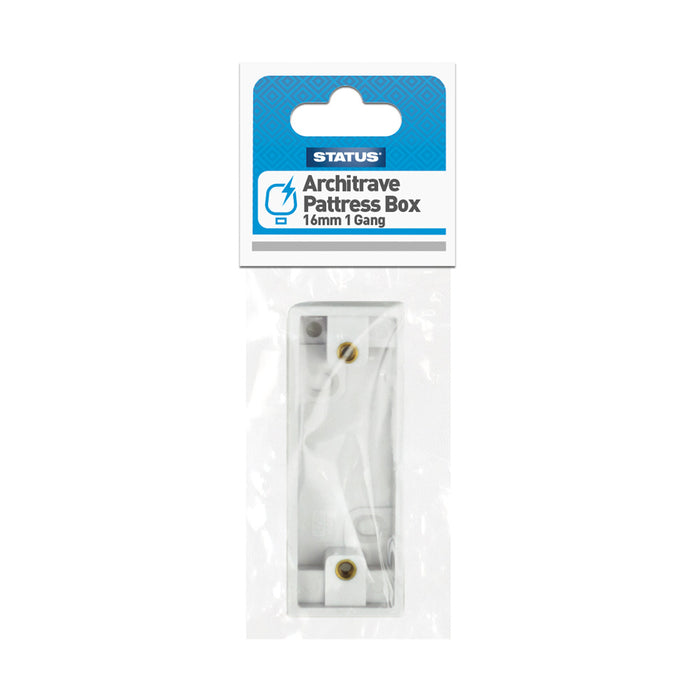 Architrave Pattress Box White