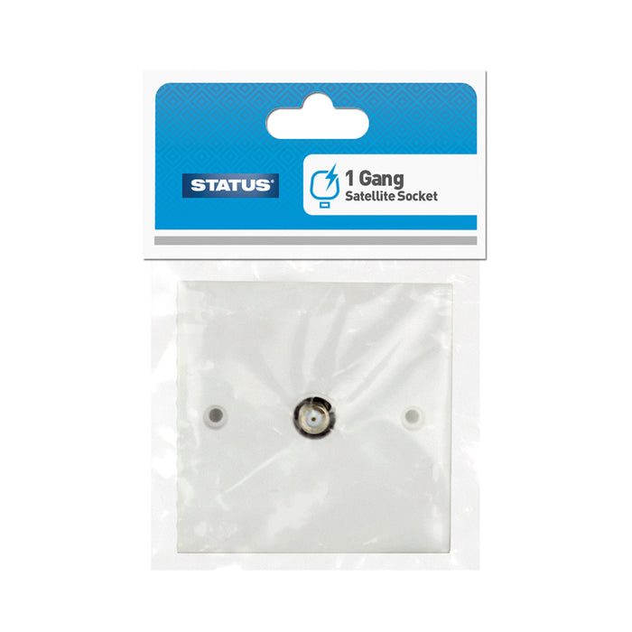 Satellite Socket White
