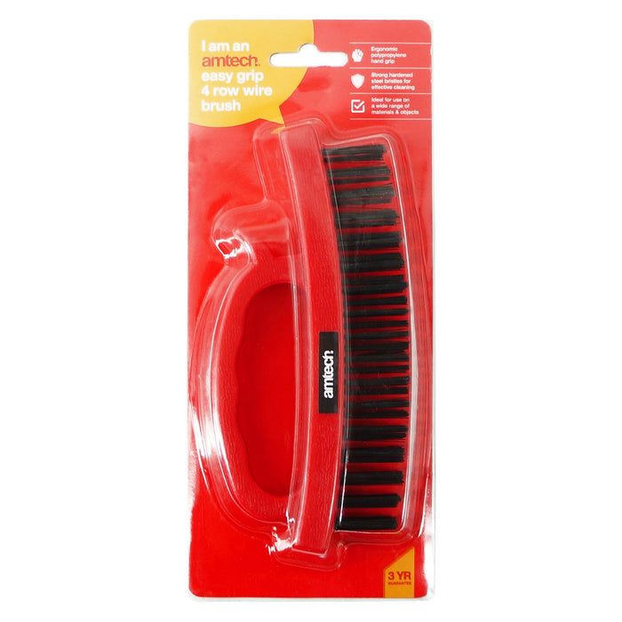 Easy Grip 4 Row Wire Brush