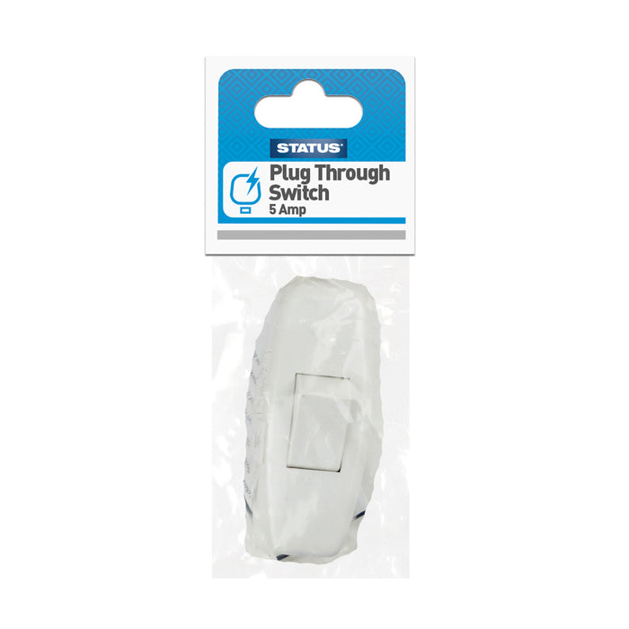 Plug through Switch White