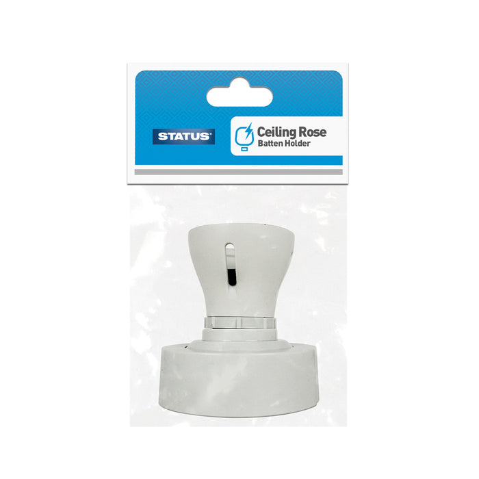 Ceiling Rose Battern Holder BC White