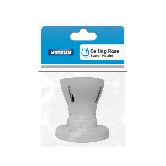 Ceiling Rose Battern Holder BC White