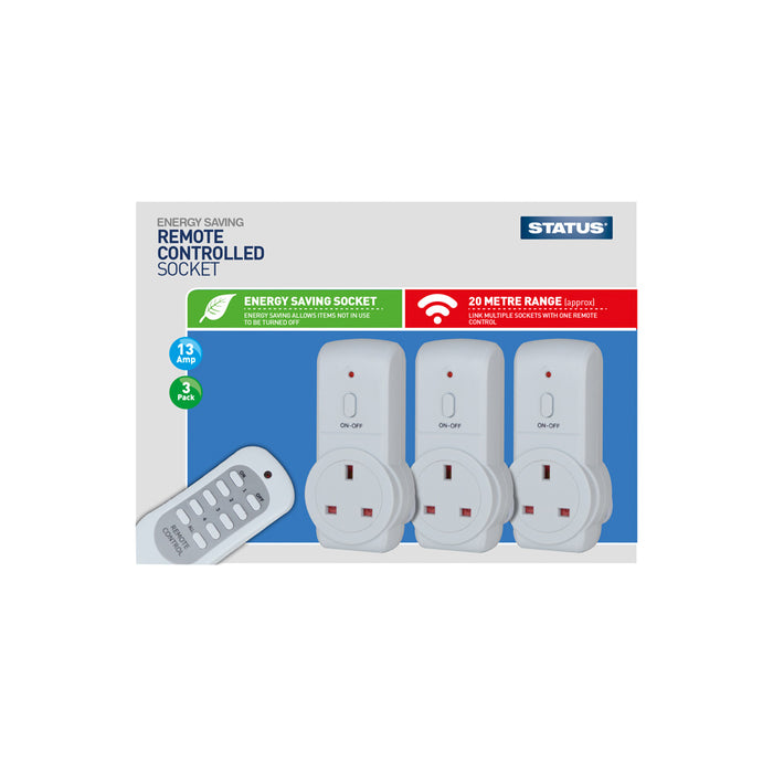 Remote Control Socket 3pc