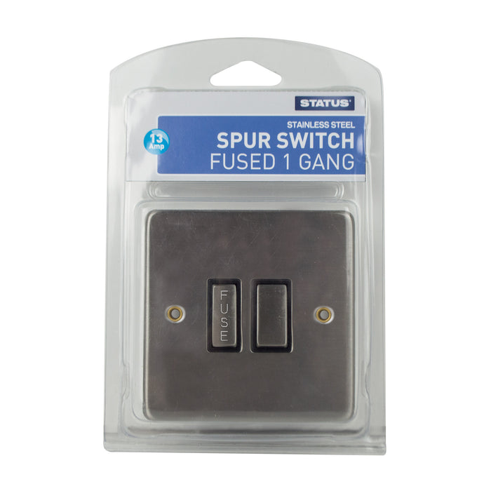 Stainless Steel Screw Through Fused Spur Switch