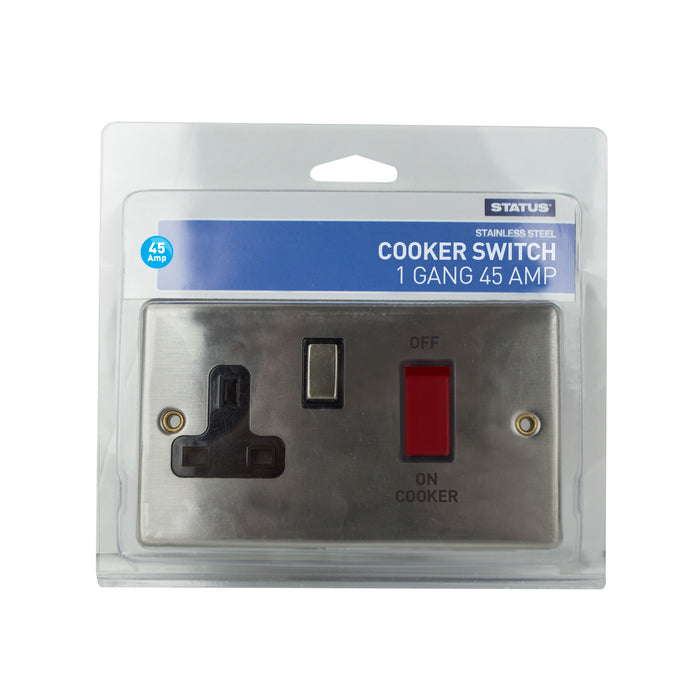 Stainless Steel Screw Through Cooker Switch