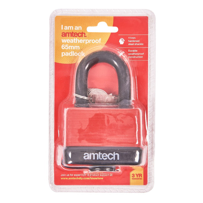 Padlock Weatherproof 65mm