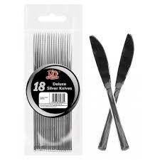 Deluxe Silver Knives 18PK