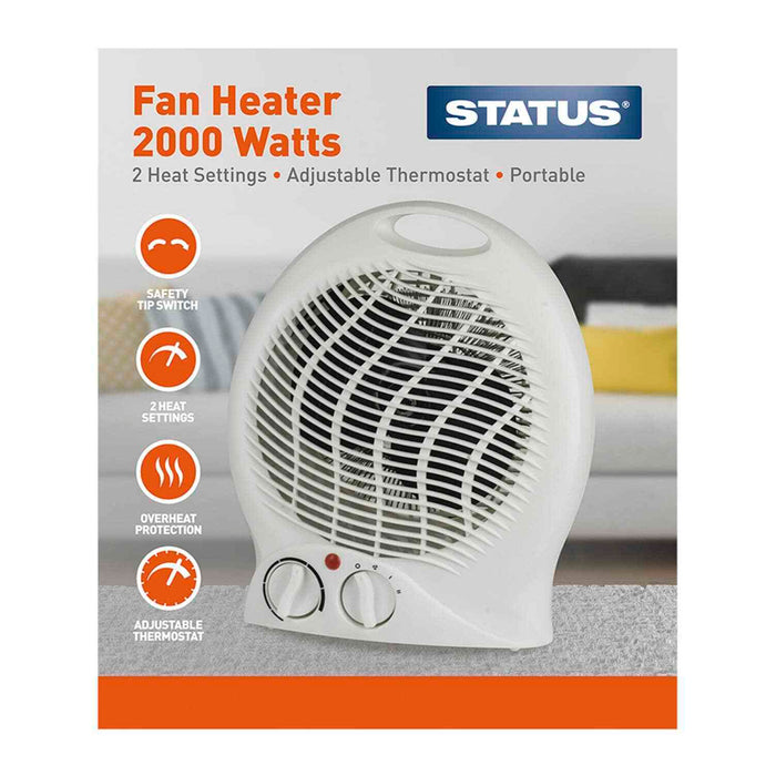 2000W Portable Fan Heater