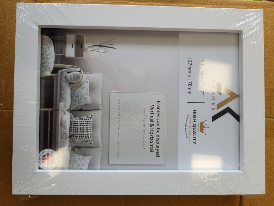 NDL 7x5 White Photo Frame