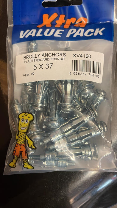 Brolly Anchors 5 X 37