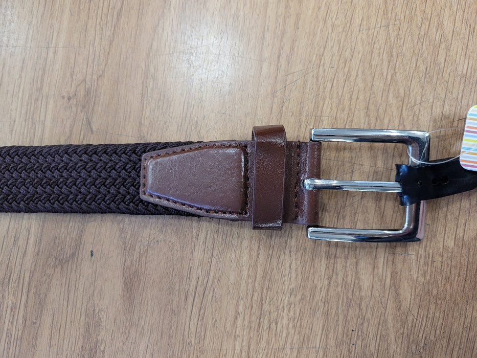 Stretchy Belt Black & Brown M/L