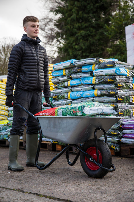 100L Wheelbarrow - Black Frame