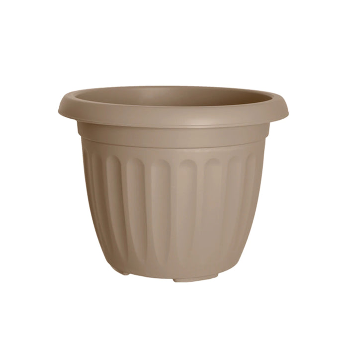Round Athens Planter Taupe 40cm