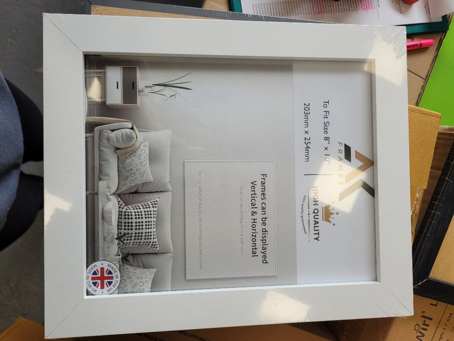NDS 10x8 White Photo Frame