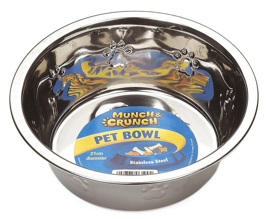 Metal Pet Bowl 20cm