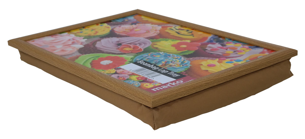 Beanbag Lap Tray - Cupcakes
